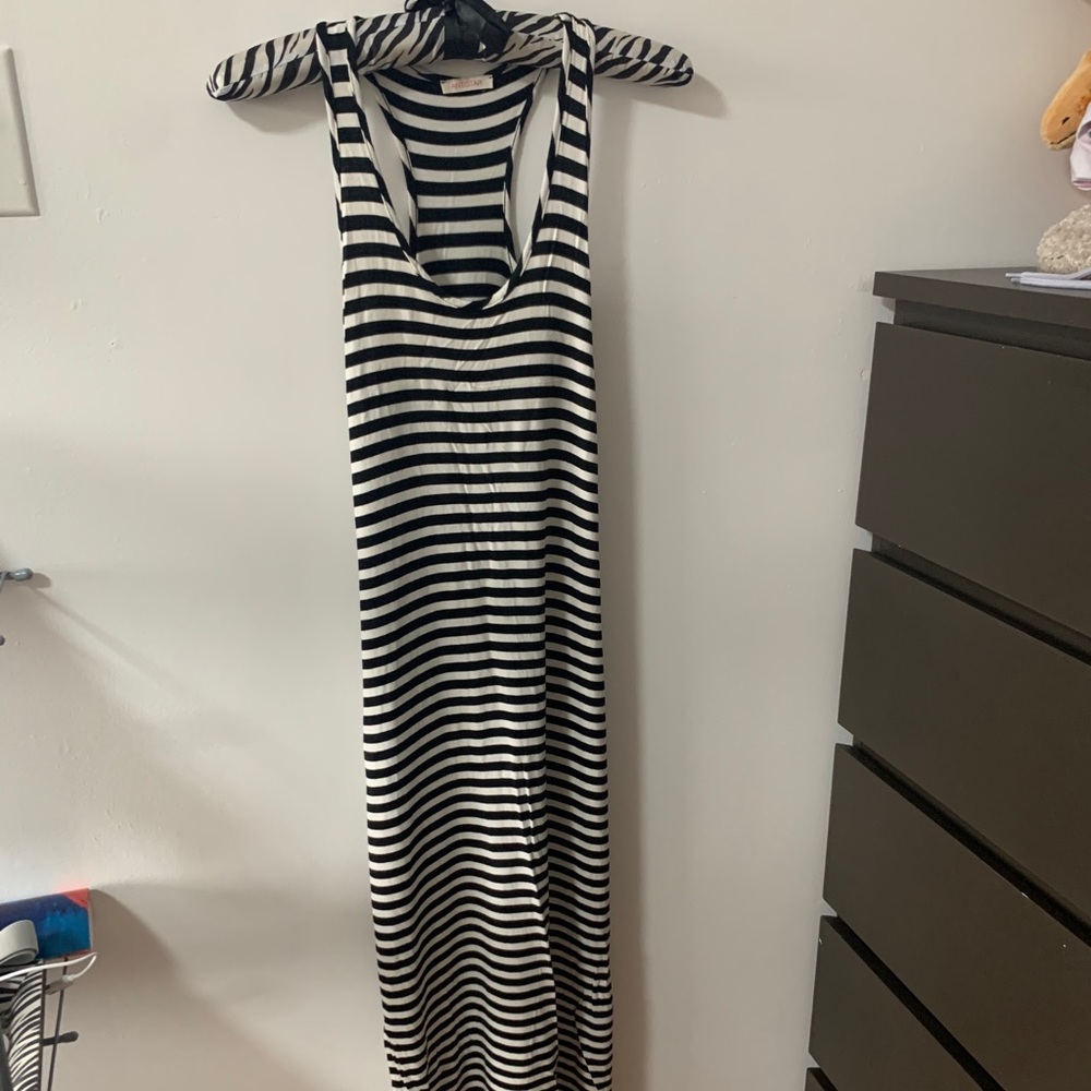 Long tank top maxi dress